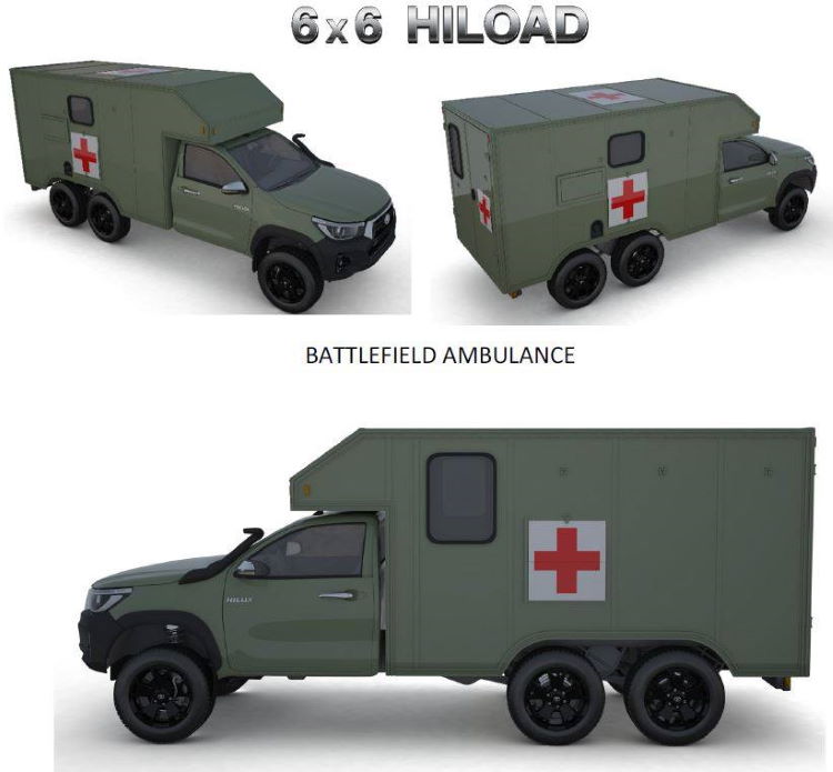 Toyota Hilux HILOAD 6x6