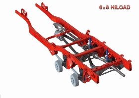 Hilux 6x6 frame by Pickup Systems